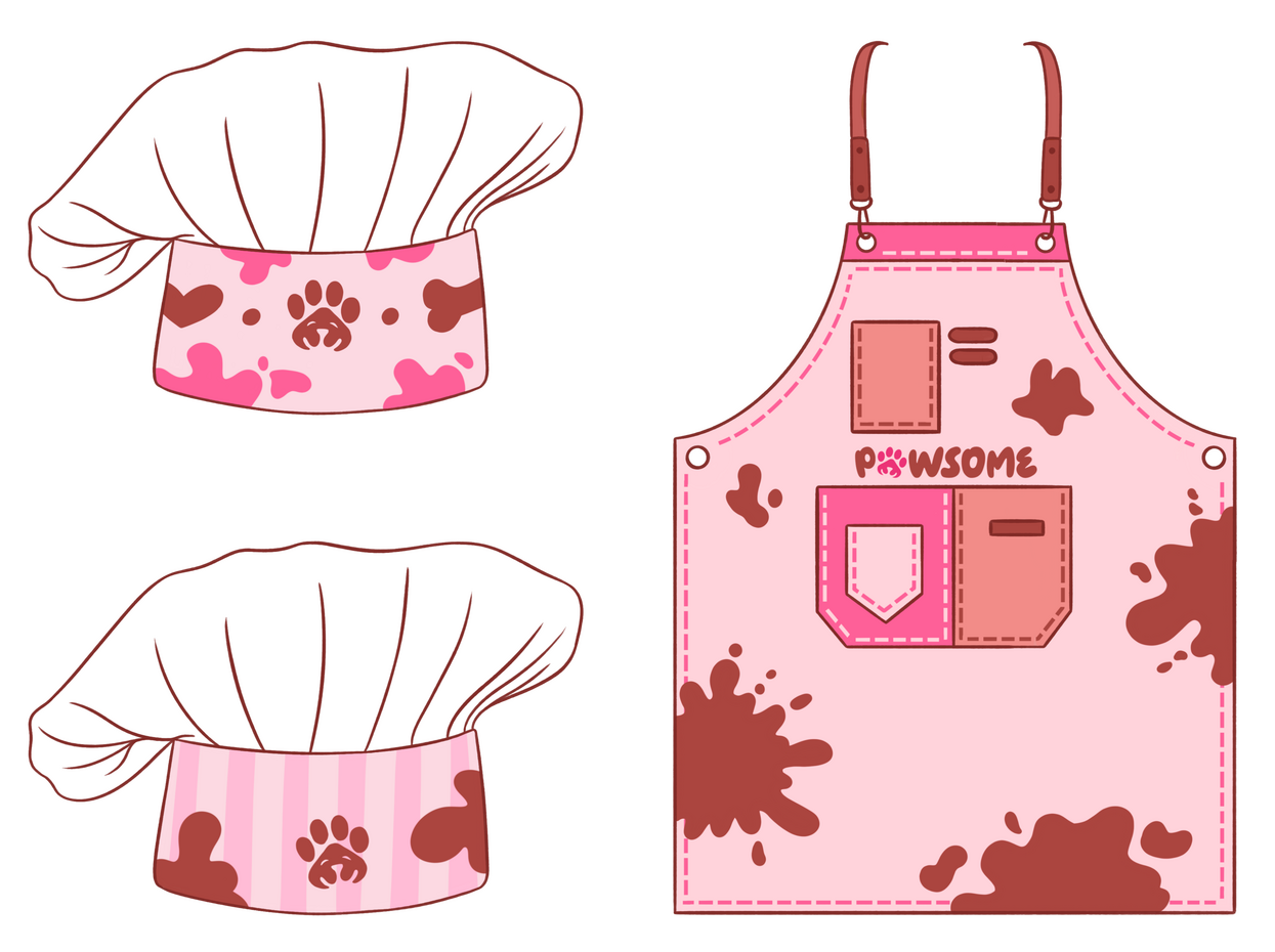 Apron + Chef Hat Design Apron + Chef Hat Design
