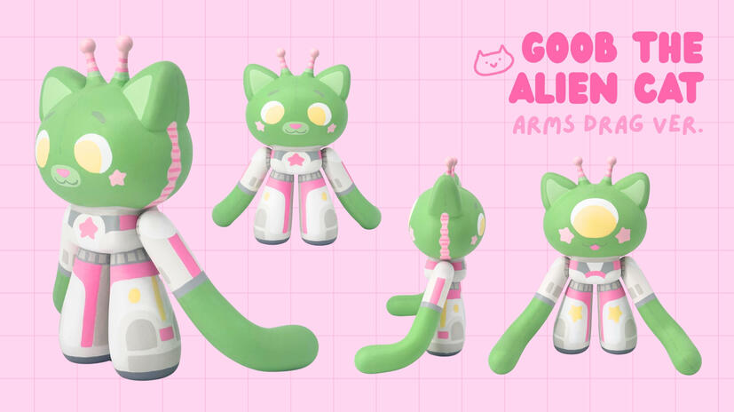 Goob the Alien Cat: Platform Toy