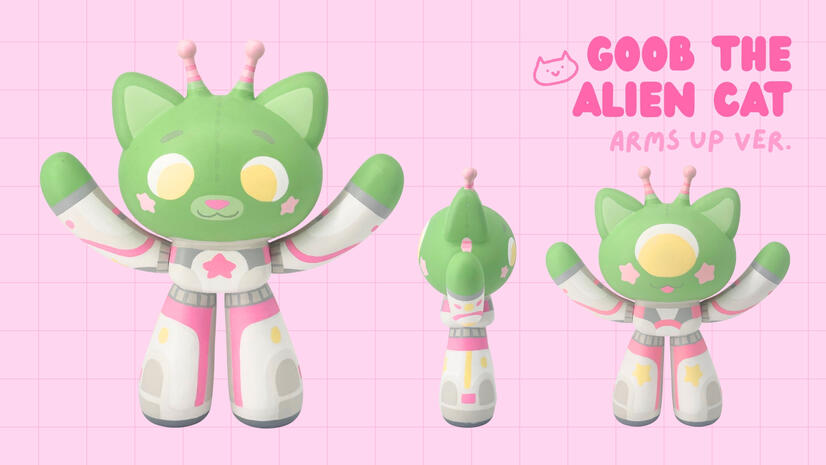 Goob the Alien Cat: Platform Toy
