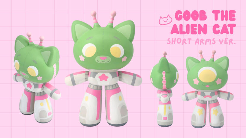 Goob the Alien Cat: Platform Toy Goob the Alien Cat: Platform Toy